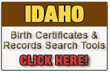 Idaho birth records search tool
